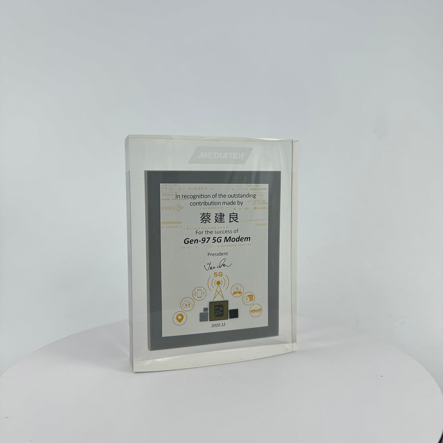 IC Chip Encapsulated into Transparent Resin