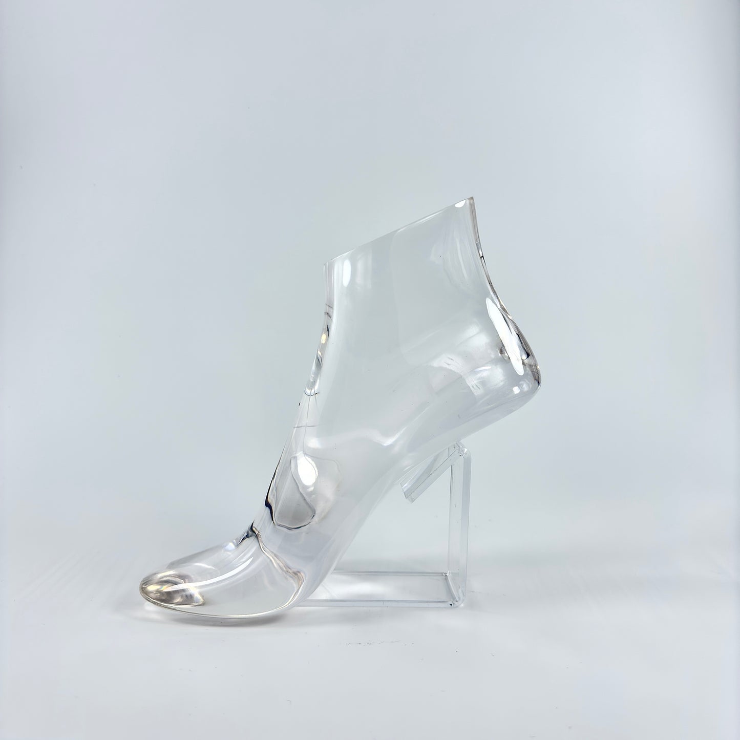 ACRYLIC FOOT MANNEQUIN.