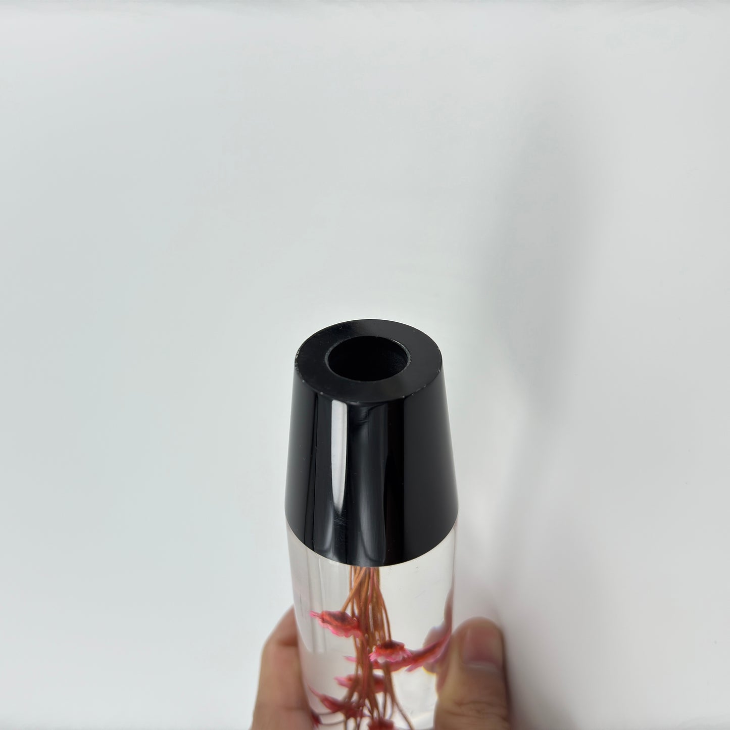TRANSPARENT SHIFT KNOT IMPLANTED WITH REAL FLOWER SHIFT LEVER KNOB CAR GEAR STICK HEAD UNIQUE SHIFT KNOT FITS MOST AUTOMATIC MANUAL VEHICLES
