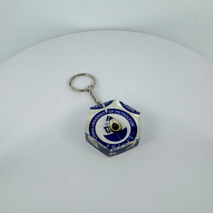 ENCAPSULATED TRANSPARENT RESIN KEY CHAIN