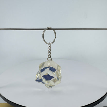 ENCAPSULATED TRANSPARENT RESIN KEY CHAIN