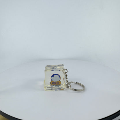 ENCAPSULATED TRANSPARENT RESIN KEY CHAIN