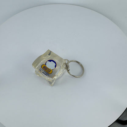 ENCAPSULATED TRANSPARENT RESIN KEY CHAIN