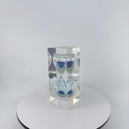 SQUARE TRANSPARENT RESIN SAND TIMER